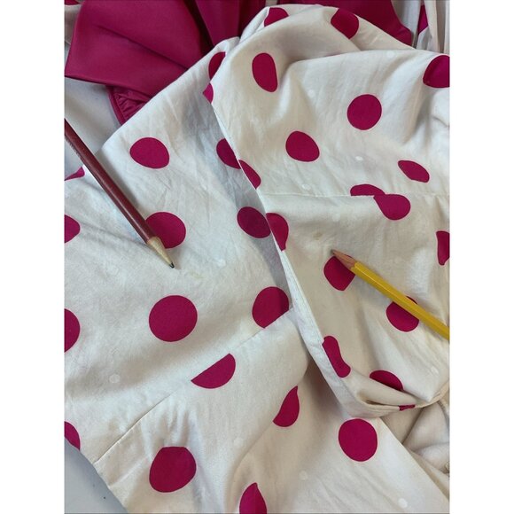 VTG 50’s Patty O’Neil Pink Polka dot Dress size 6 rockabilly pin up party - Picture 6 of 15